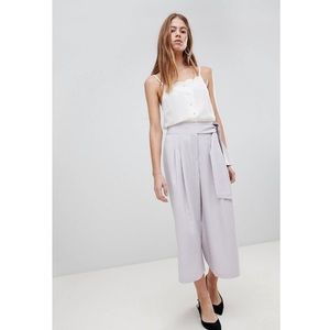 ASOS DESIGN Self Tie Culottes
